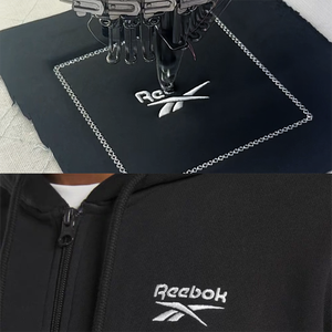 Máquina de bordado computarizada automática de 18 cabezales redondos, fábrica de origen, bordado de logotipo personalizado para sudaderas con cremallera - Product Image 4