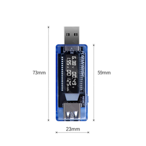 Testeur de tension et de courant USB numérique pour téléphone portable, tablette, ordinateur portable, <span class=keywords><strong>PC</strong></span>, batterie externe, test de port USB électronique - Product Image 5