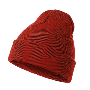 Bonnet en tricot côtelé uni, unisexe, pour l'hiver, 100% acrylique, style décontracté pour adultes, tour de tête 56-58 cm - Product Image 4