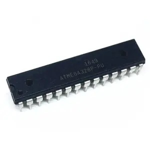 マイクロコントローラー集積回路Atmega MCUICチップ8ビットDIP28ATMEGA328 ATMEGA328PエレクトロニクスストックATMEGA328P-PU