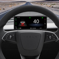 6.86 2.5D LED Layar Sentuh Panel Instrumen dengan Layar Terpisah CarPlay & Android Auto Stereo untuk Model Baru 3 HIGHLAND