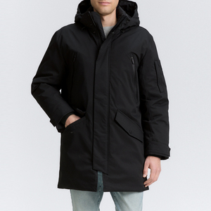 Nueva Chaqueta de Invierno con Capucha para Hombre, Elegante, de Lona, Térmica, con un Solo Botón, Impermeable y Transpirable, en Oferta - Product Image 2