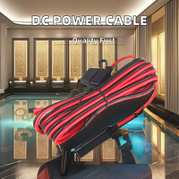10A 2 Pin SAE Chargeur Étanche Couverture Extension pour Oeil Anneau Terminal Solaire Batterie Câbles Application Industrielle Cuivre PVC