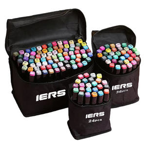 Ensemble de dessin pour fournitures scolaires avec logo personnalisé, feutres à alcool double embout, marqueurs artistiques, 36/40/60/80/120/240/300 couleurs - Product Image 4