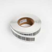 Chaofang CF-RF4040 Étiquette souple RF 8,2 MHz 40x40mm Désactivateur antivol Capteur d'alarme de point de contrôle Autocollant Code-barres Supermarché