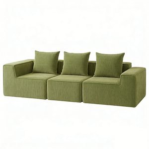 Muebles Modulares Modernos para <span class=keywords><strong>Sala</strong></span> <span class=keywords><strong>de</strong></span> Estar, Sofá Seccional <span class=keywords><strong>de</strong></span> Tela en Caja, Sofá Nube Comprimido al Vacío para Apartamento - Product Image 3