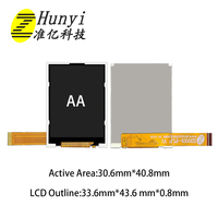 Layar LCD TFT 2.0 inci 240x320 IPS dengan 4 kawat SPI/8-bit MCU dan sudut pandang penuh modul Lcd Tft ODM/OEM LCD 2 inci