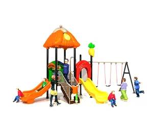 Children outdoor Plastic Playhouse Amusement Park Naughty Fort outdoor Playground For Kids