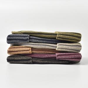 Venta al por mayor gorros acanalados desgastados sombreros de punto de color sólido vintage unisex calle personalidad lavado algodón cálido sombrero - Product Image 2