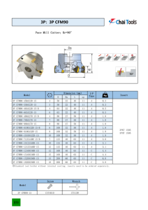 เครื่องกัดใบหน้า OEM & ODM KR = 90 ° <span class=keywords><strong>3P</strong></span> CFM90-550A22R-15 - Product Image 5