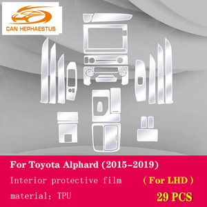 Pour Toyota Alphard 2020 voiture intérieur Console centrale <span class=keywords><strong>Invisible</strong></span> voiture costume TPU <span class=keywords><strong>Film</strong></span> de protection anti-rayures accessoiresRefit - Product Image 6