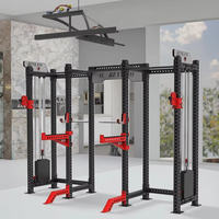 REYK Certifié CE, Rack de musculation à huit poteaux double, couleur personnalisable, pour Cross Fitness, Machine Smith et Entraînement de la force (Pectoraux)