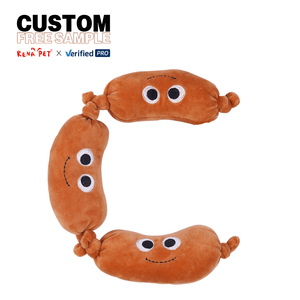 Üretici toptan özel Logo gıda tasarım çiğnemek köpek peluş oyuncaklar - Product Image 6