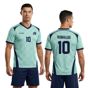<span class=keywords><strong>Ensemble</strong></span> de maillots de football personnalisés en gros – Qualité authentique, style thaïlandais, respirant, pour l'entraînement et les matchs - Product Image 1