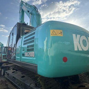 Excavatrice sur chenilles hydraulique Kobelco SK200D d'occasion d'origine japonaise, 20,6 tonnes, de taille moyenne, matériel de construction d'occasion, peu utilisée - Product Image 6