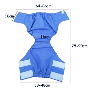 Couches lavables pour adultes, imperméables, absorbantes, <span class=keywords><strong>élastique</strong></span>s, ajustables, réutilisables, avec velcro, OEM/ODM - Product Image 2