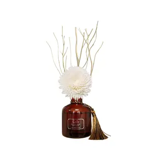 Dried flower Rattan Essential Oil Aromatherapy Set 100 Ml High Quality Product Fragrance Diffuser For Home