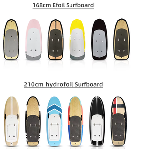Planche de <span class=keywords><strong>surf</strong></span> électrique hydrofoil en carbone intégral 40 km/h avec batterie, moteur et logo personnalisable, planches de foil offshore pour le <span class=keywords><strong>surf</strong></span>, aileron inclus - Product Image 3