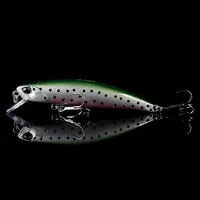 Pêche 75mm 11g méné appât dur artificiel longue coulée Jerkbait Pesca pour bar truite de mer matériel de pêche