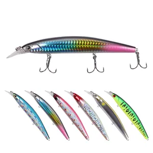 Yeni tasarım 130mm 22g toptan yapay yem yüzer Jerkbait balıkçılık lures minnow