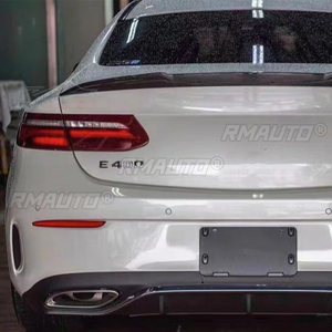 Alerón Trasero para Maletero de Mercedes Benz Clase E Coupé C238, Estilo Fibra de Carbono, Deflector E53 AMG M4, Negro Brillante - Product Image 4