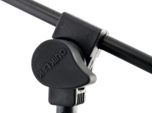 QUIK LOK - A302 BK EU, "In-sync" <b>Microphone</b> Boom <b>Stand</b>, Lightweight Steel, ABS Swivel, Adjustable 97-163 Cm, 1.65 Kg, Black - Product Image 4