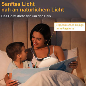 Lumière <span class=keywords><strong>de</strong></span> livre rechargeable mains libres 3 couleurs réglables pour la lecture <span class=keywords><strong>de</strong></span> nuit - Product Image 2