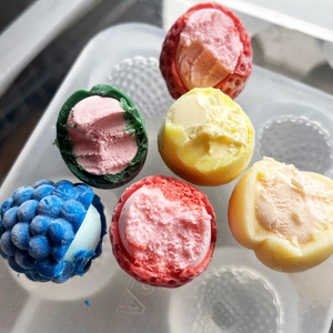 Snack Trái Cây Pop sữa Ice Cream Halal chứng nhận Hàn Quốc lạnh uống Mini 3D trái cây hình dạng trong một hộp - Product Image 1