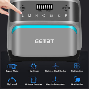 Licuadora <span class=keywords><strong>Potente</strong></span> <span class=keywords><strong>de</strong></span> 6 Litros con Pantalla Táctil, Licuadora <span class=keywords><strong>de</strong></span> Mesa para Jugos, Procesador <span class=keywords><strong>de</strong></span> Alimentos, Licuadora Comercial Profesional Insonorizada - Product Image 3