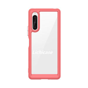 Lichicase Multi Couleur Coloré Cadre Caméra Protection Pare-chocs Shell pour Sony <span class=keywords><strong>Xperia</strong></span> 10V 10VI 10VII <span class=keywords><strong>Coque</strong></span> <span class=keywords><strong>de</strong></span> <span class=keywords><strong>Téléphone</strong></span> Personnalisée - Product Image 2