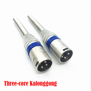 Cabeza <span class=keywords><strong>Kannon</strong></span> macho con resorte largo Cabeza <span class=keywords><strong>Kannon</strong></span> macho de 3 núcleos Enchufe de micrófono KTV Anillo azul Cola larga de 3 núcleos <span class=keywords><strong>Kannon</strong></span> hembra - Product Image 4