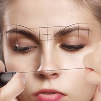 Pmu fournitures Logo privé 30m noir blanc maquillage Permanent sourcil marqueur fil pré-encré Microblading sourcil cartographie chaîne