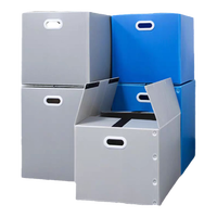 Usine personnalisée rentable Durable polypropylène Corflute PP Craton boîte étanche ondulé Poly chiffre d'affaires boîtier mobile