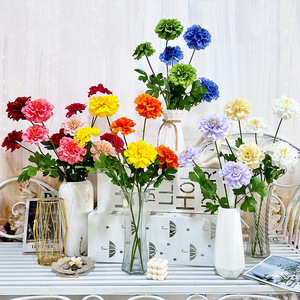 Fleurs artificielles Queyiyi, géraniums en soie 595461435, décoration intérieure, accessoires de mariage - Product Image 1