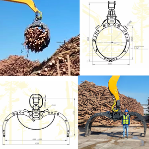 Camión Cargador con Garra Rotatoria Hidráulica para Troncos de Madera, Nuevo, para Industrias de la Construcción, Manipulación de Materiales de Excavadora - Product Image 2