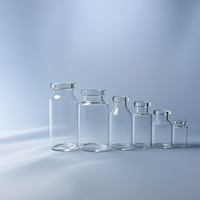 Flacon en verre pour injection de 10 ml, 22*49,7 mm, pour poudre lyophilisée transparente, sous-emballage, flacon injectable, flacon de médicament