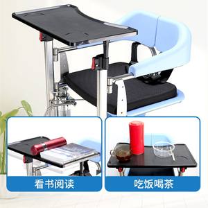 Chaise de transfert multifonctionnelle réglable en hauteur en acier inoxydable 304 de classe II HS ZYY-18 avec pot intégré - Product Image 6