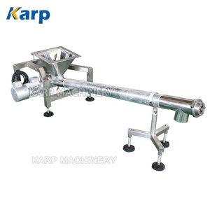 Helling Buisvormige Mobiele Vijzel Transportband Poeder Zout Tarwe Bloem Schroef Transportmachine - Product Image 5