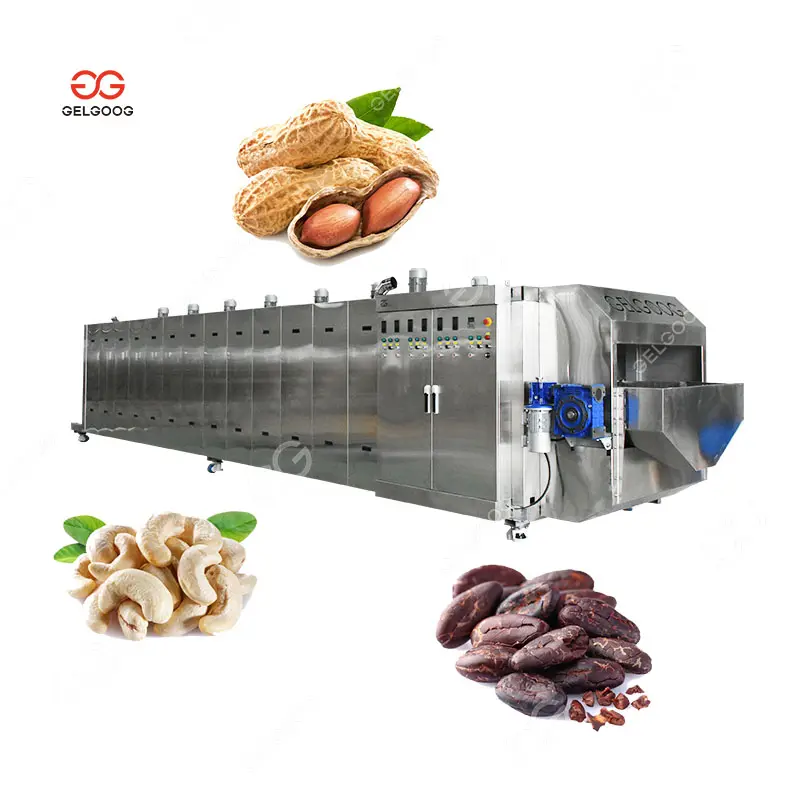 Горячая распродажа, промышленная машина для обжарки миндаля и ароматизатора семян орехов какао-бобов, арахиса