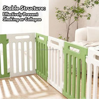 Corral para Perros Pequeños para Interiores, Resistente a Colapsos, con Puerta
