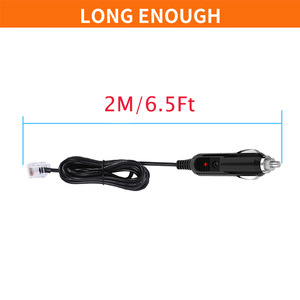 Cable de Carga para Detector de Radar, Cable de Alimentación para Auto RJ11 12V 2A, Cable Reductor para Cámara de Tablero, Venta Directa de Fábrica L189 - Product Image 3