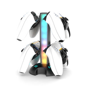 Support de rangement pour manette <span class=keywords><strong>PS5</strong></span>, support d'affichage en plastique avec charge filaire pour un maintien pratique de la manette - Product Image 3