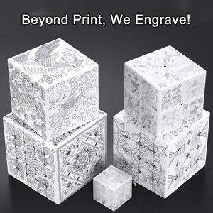Cube <span class=keywords><strong>Geek</strong></span> magique personnalisé en usine Cube magique promotionnel Cube magique de haute qualité - Product Image 5
