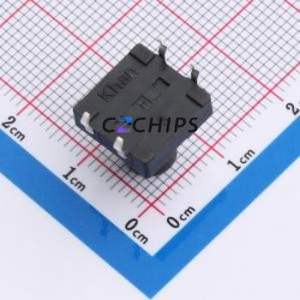 TSA12111-120B512BA Tactile Switch Through hole-4P,11.7x11.7mm Switch Single Pole Single Throw Round Button 2.8N 11.7mm - Product Image 2