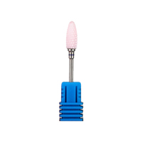 Têtes de ponçage pour ponceuse à ongles électrique et outils de manucure-pédicure, embouts roses pour ponceuse à ongles
