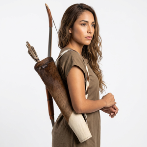 กระบอกใส่ลูกธนูหนังแท้แบบสั่งทำพิเศษสำหรับการล่าสัตว์ ยี่ห้อ Quiver Archery OEM - Product Image 5