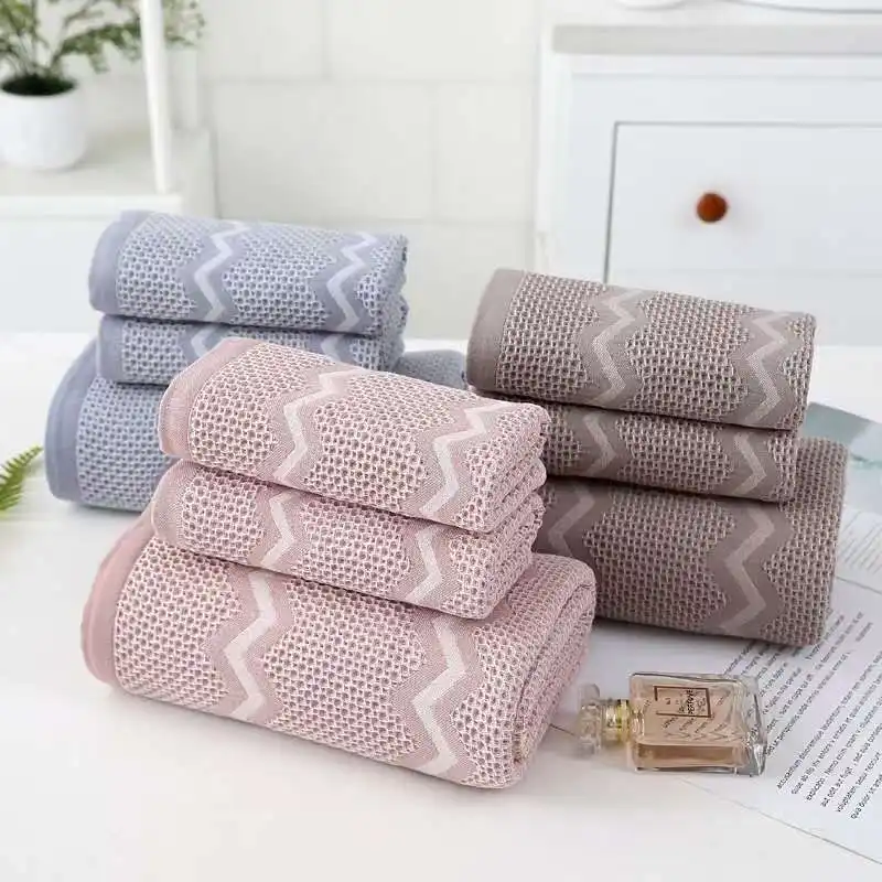 Stock Standard Textile Best Price Terry Towel Manufacturer Pakistan 100% Cotton Blue Dobby Bath Towel