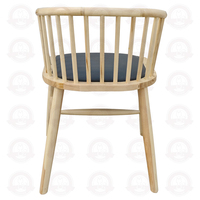 Silla de Comedor de Muebles Japoneses Modernos, Estructura de Madera, Silla Tapizada en Tela de Alta Calidad