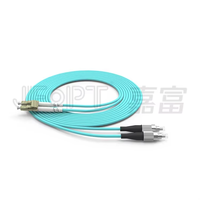 Cordon de brassage fibre optique duplex LC vers FC 3m, options monomode UPC APC et multimode OM1 OM2 OM3 OM4 UPC