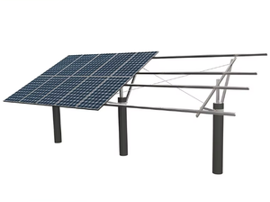 Năng lượng mặt trời hệ thống carport Cấu trúc thiết kế thép carbon để dễ dàng cài đặt hệ thống lắp đặt cho xe ô tô và các tòa nhà - Product Image 4